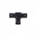Virštinkinio bėgelio jungtis PROFILE T-CONNECTOR BLACK